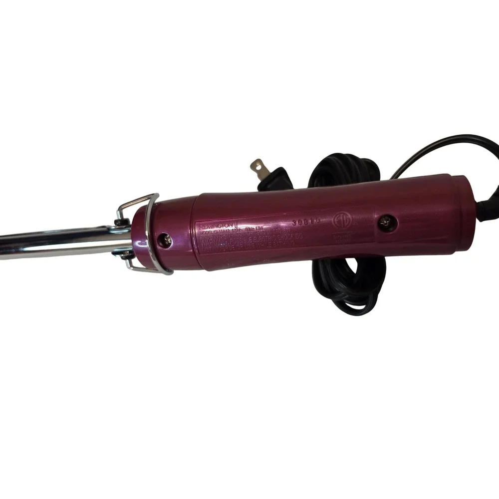 Remington CI-11A12 Curling Iron 1/2 Inch Chrome Barrel Purple High Low Heat
